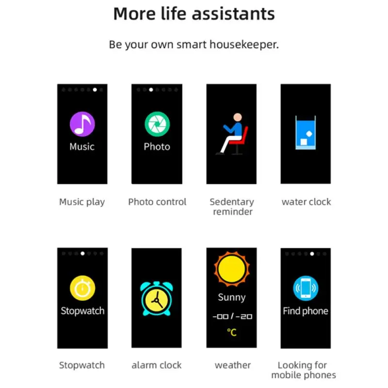 New N8 Smart Watch 2 In1 Multifunctional Wireless TWS Bluetooth-compatible Earphone Bracelet Fitness Tracker Wristband Headset