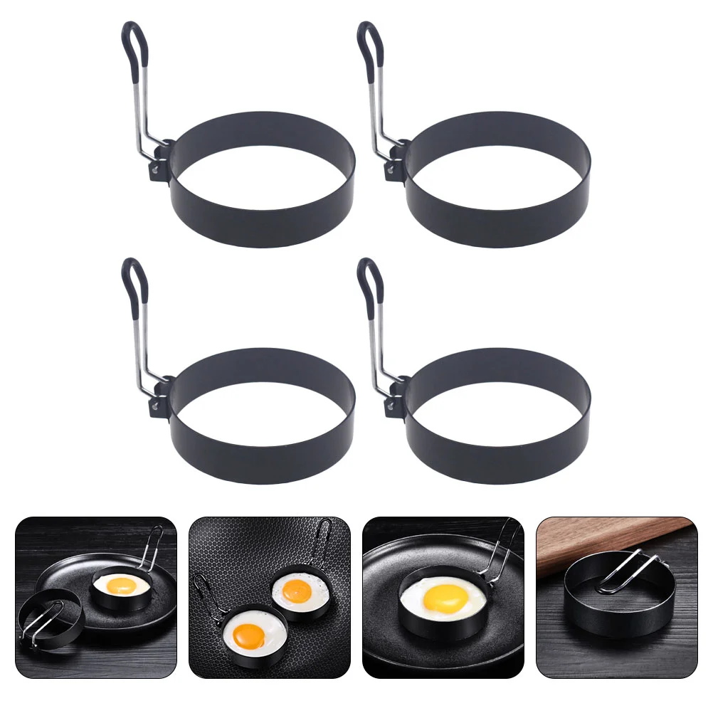 Egg Mold Ring Omelet Cooking Pancake Tool Frying Stick Mcmuffin Circle Cooker Non Round Maker Shaper Breakfast Muffins