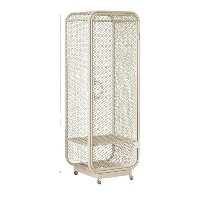 

ZC Thickened Steel Tube Wardrobe Bedroom Single Wardrobe Simple Hanger Installation-Free