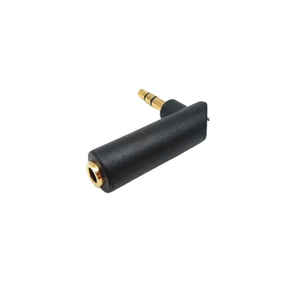 

Позолоченный разъем «папа-мама» 3,5 мм, 3/4 полюса, L-образный разъем адаптера, аудио стерео разъем, преобразователь