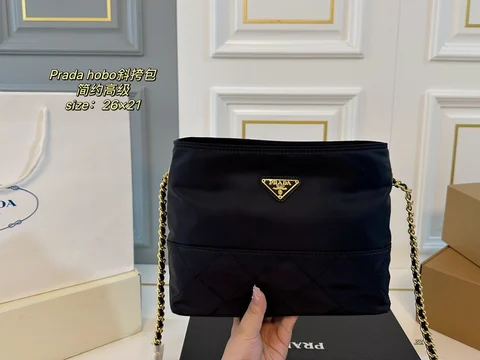 Новый пункт сумка через плечо в стиле PRADA модный Натуральная кожа Женские сумки большая емкость Размер: 26*21см