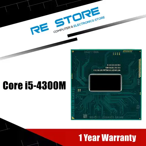Процессор Intel Core PGA946 SR1H9 i5 4300M, процессор 2,6 ГГц, 3 Мб кэш-разъем