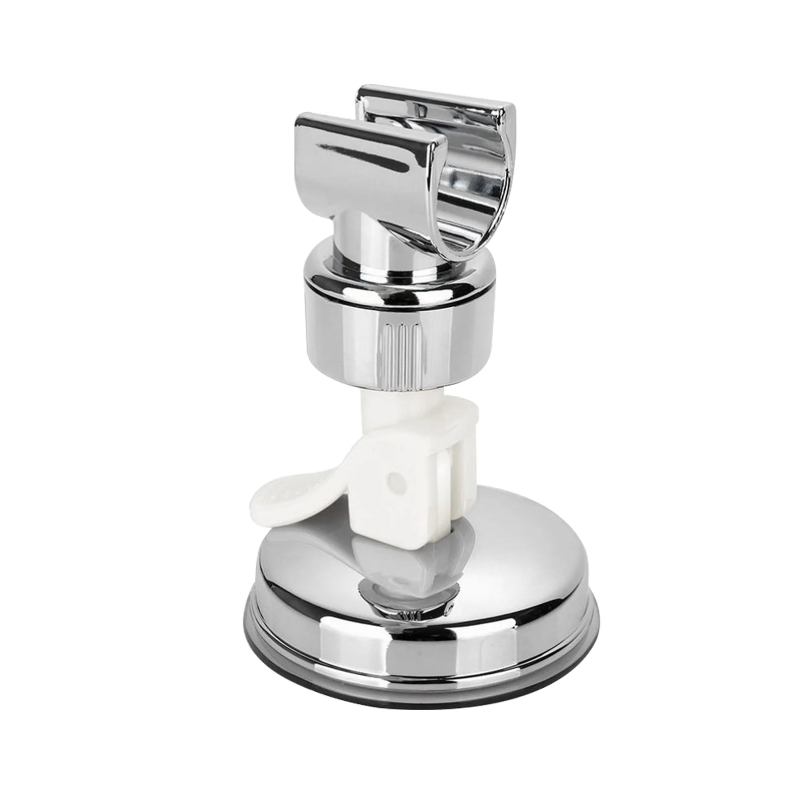 

Durable Home Hotel Adjustable Angle Wall Mounted Electroplating Accessories Suction Cup Bathroom Easy Install Shower Head Holder