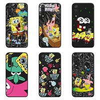 cartoon spongebob best friends phone case for huawei nova 6se 7 7pro 7se honor 7a 8a 7c 9c play