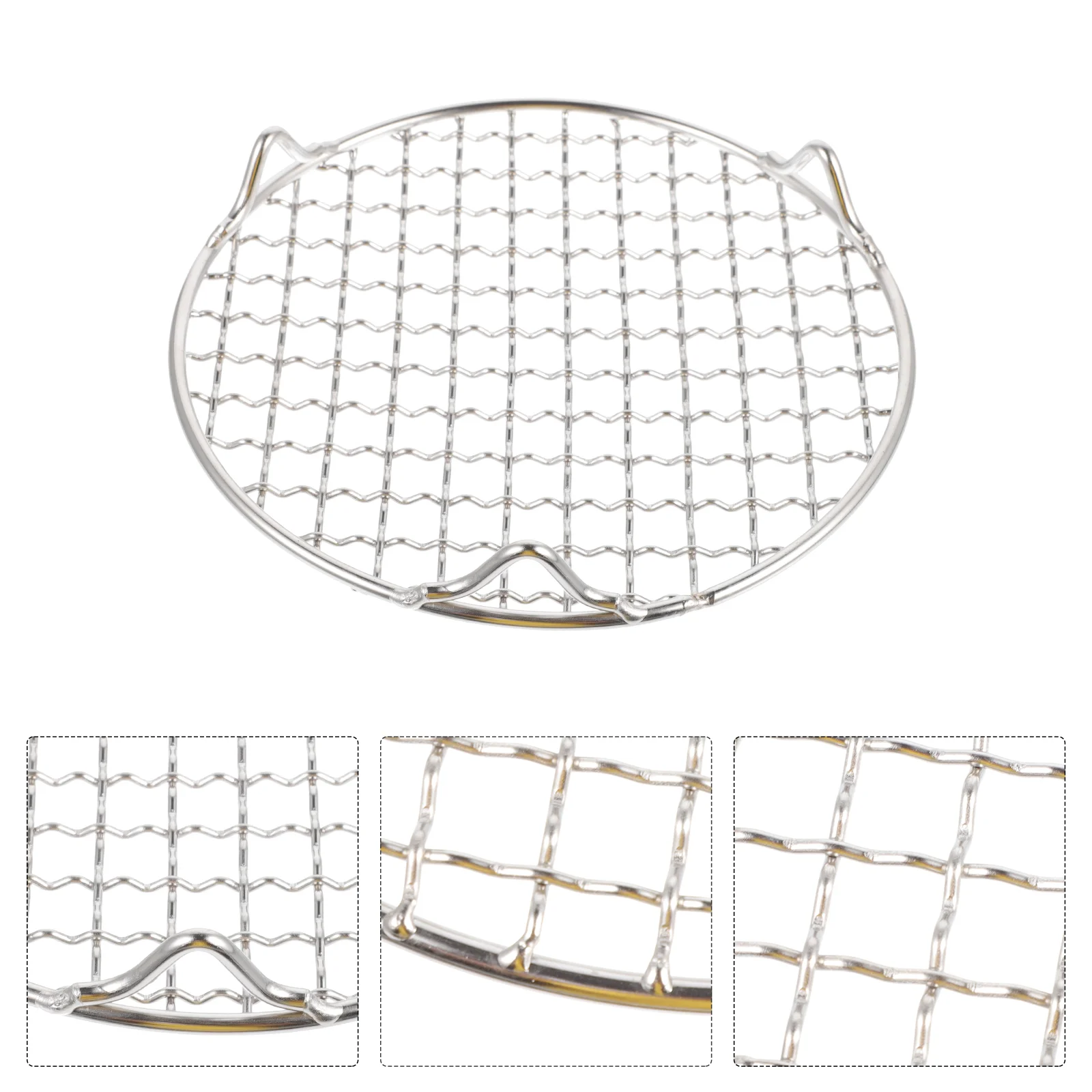 

1pc Anti-rust Reusable Stainless Steel Grill Net for Friends Family