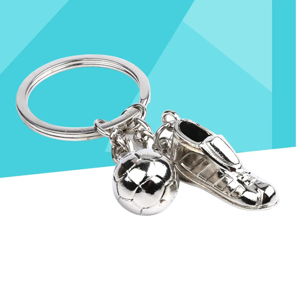 

Keychain Shoe Key Ring Soccer Football Metal Keyring Game Decorative Holder Gift Birthday Car Pendant Keychains Boys Chain Girl