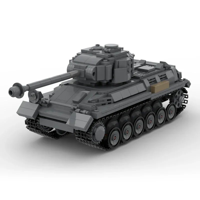 Военная Модель Moc строительные блоки 44 м TAS венгерский средний танк технология