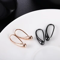 925 silver plated rose gold fashion european and american boutique jewelry beautiful medium water drop earrings earrings
