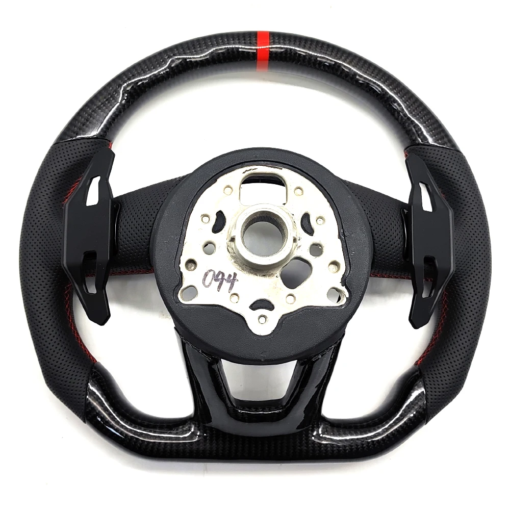 Для Audi A4B9 ПЕРФОРИРОВАННОЕ углеродное волокно кожаный материал