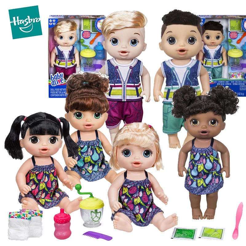 

30cm Hasbro Baby Alive Bebe Reborn Doll Sweet Spoonfuls Girl Boy Doll Feed Pee Bonecas Reborn Baby Kids Toys for Children Gift