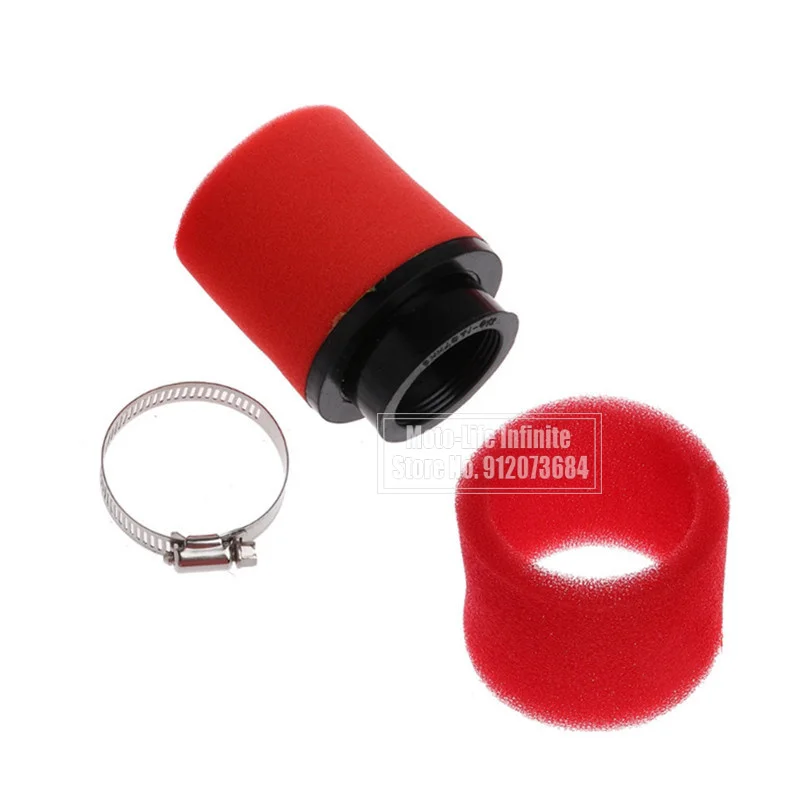 

Губка универсальная для мотоцикла, воздушный фильтр для мопеда, подходит для квадроцикла, скутера, 50-250 куб. См, 4 х35/38/40/42/45/48 мм