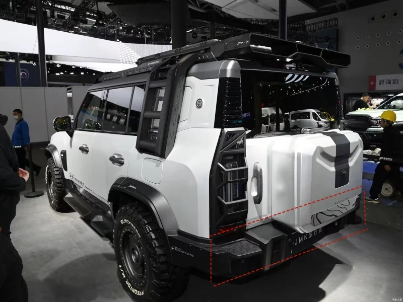 Подходит для Chery JETOUR Traveler T2 2023-2024 Автомобильный задний бампер JMK автомобильные