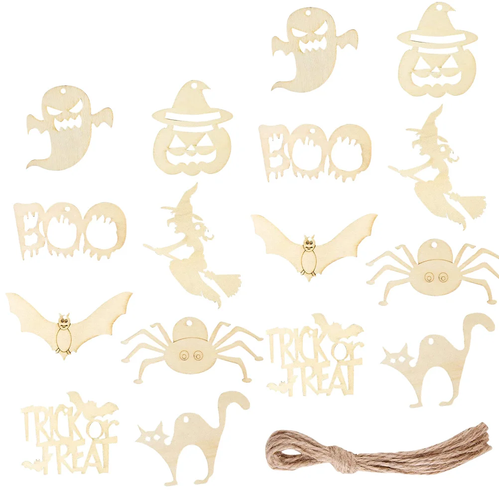 

Wooden Wood Crafts Cutouts Hanging Slices Kids Diy Painting Ornaments Chips Blank Unfinished Slice Cutout Tags Decorations Sign