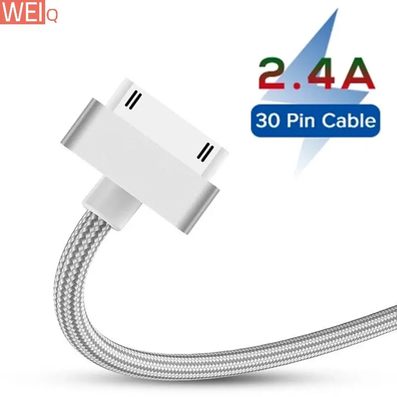 

USB Cable Fast Charging for Apple iPhone 4 4s 3GS 3G iPad 1 2 3 iPod Nano touch 30 Pin Original Charger Adapter Data Sync Cord