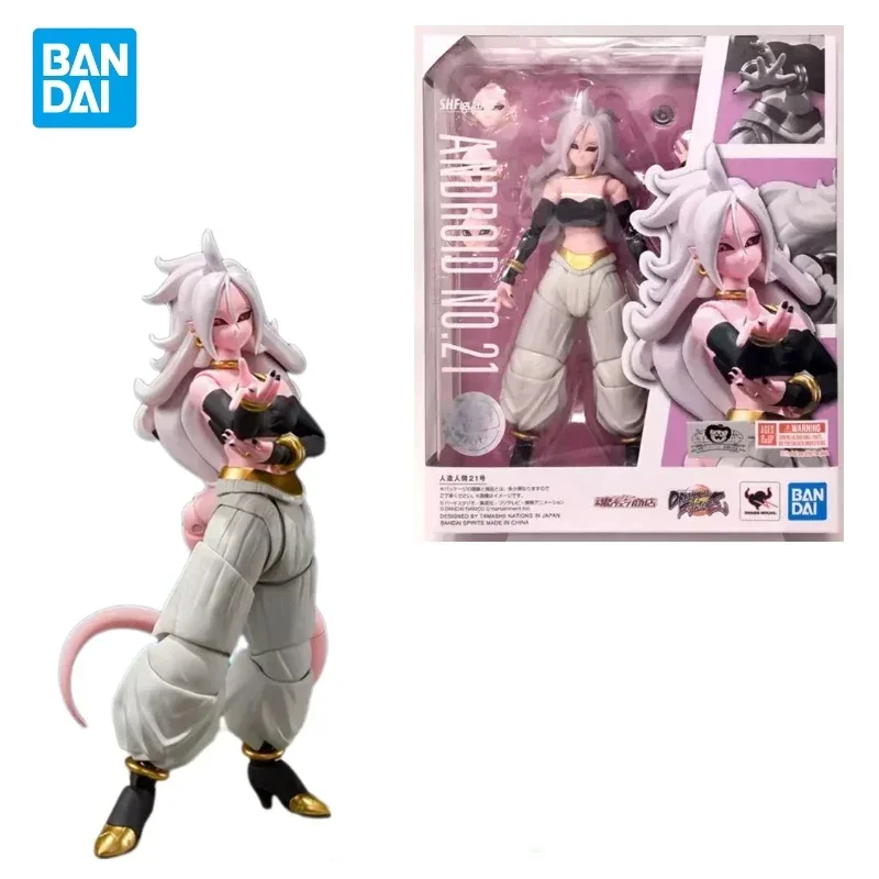 В наличии BANDAI оригинальный Драконий жемчуг Z S.H. Фигурс SHF Android 21 аниме экшн-Фигурки