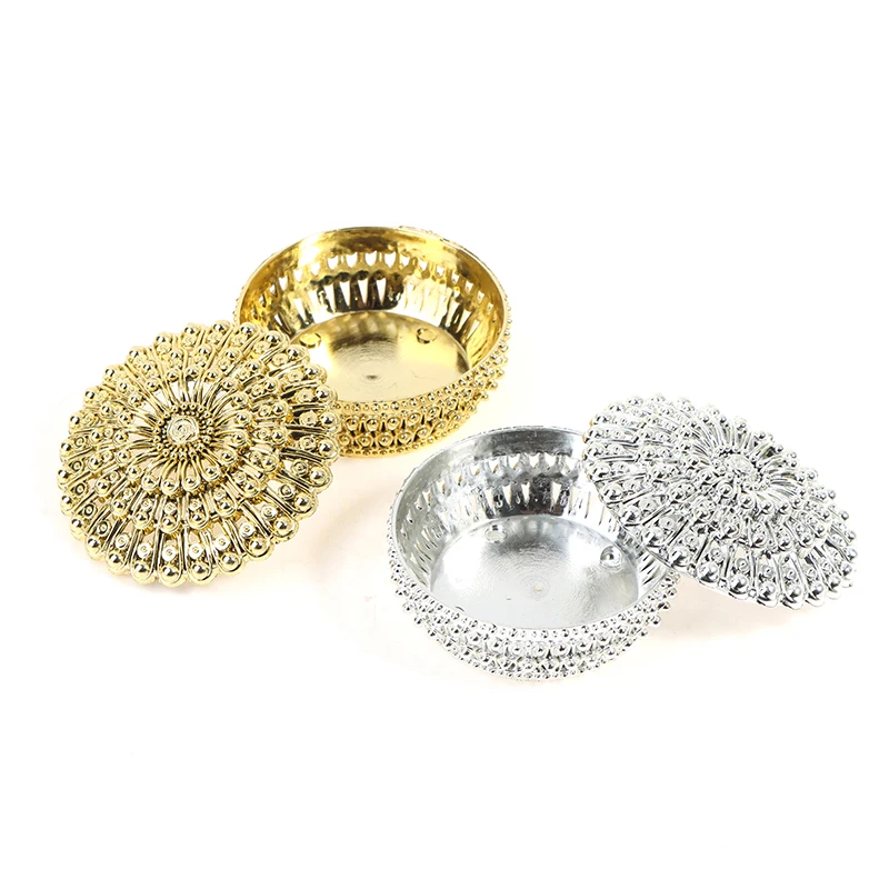 

1 шт., Пластиковая Золотая фольга, блестящая маленькая коробка павлина для свадебных конфет