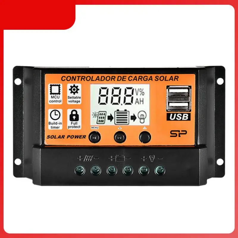 

MPPT/PWM Solar Controller 12V/24V 60A 50A 40A 30A 20A 10A Solar Regulator PWM Battery Charger LCD Display Dual USB Output