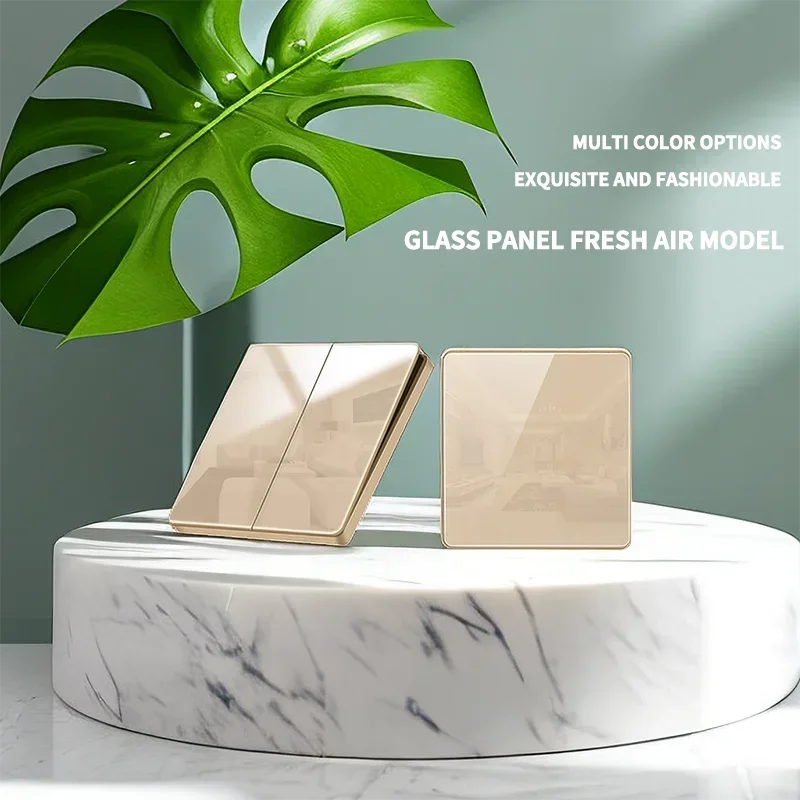 Настенный выключатель из закаленного стекла 86 видов розетка настенная панель