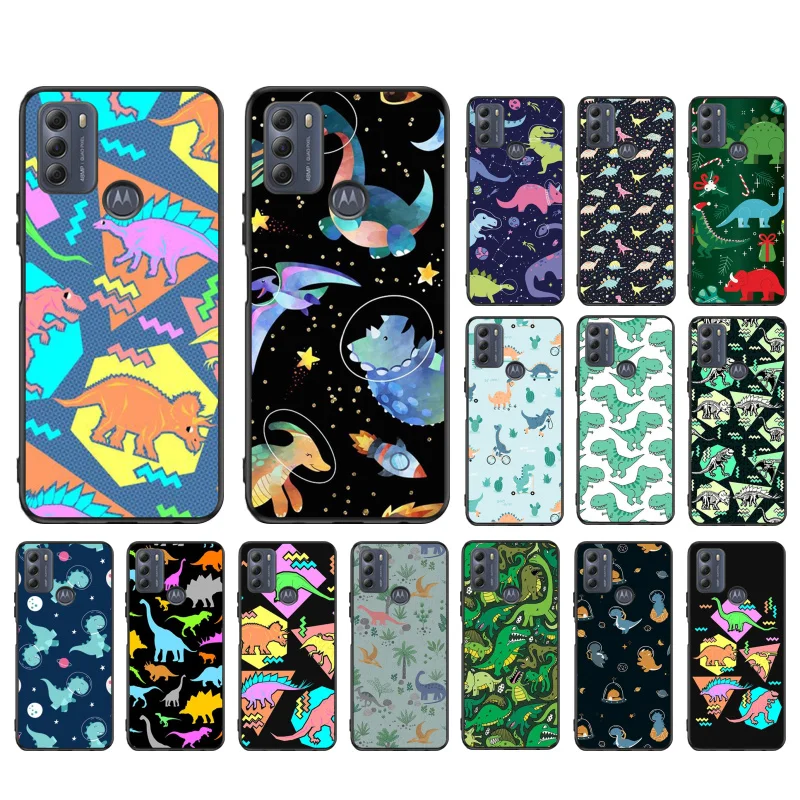 

Cute Dinosaur Baby Phone Case for Motorola Moto G9 Plus G7 G8 Play G7 Power G100 G20 G60 One Action Macro