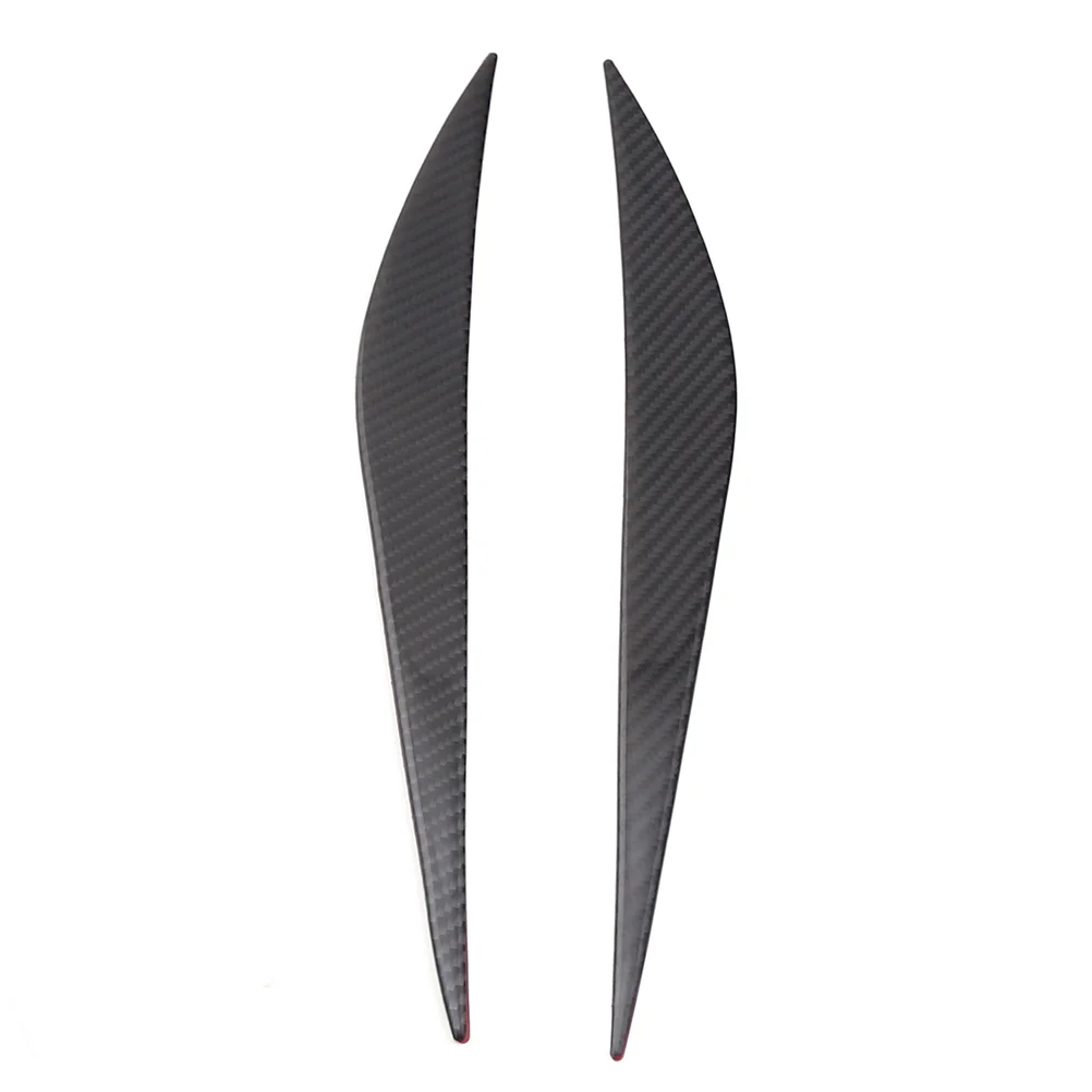 

2pcs Decorative Carbon Fiber Car Sticker Car Headlight Sticker