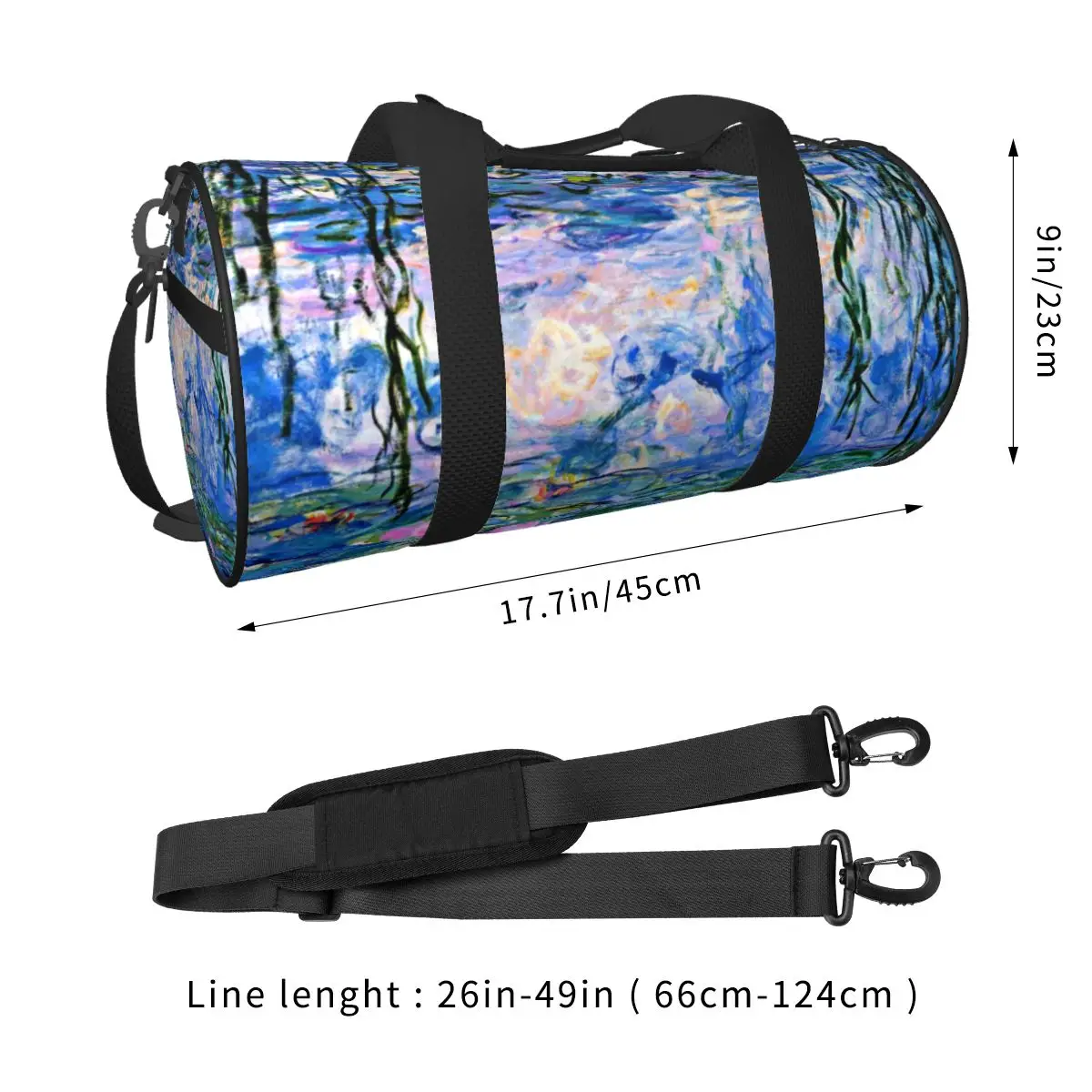 Спортивные сумки с цветочным принтом известная тренировочная Сумочка для