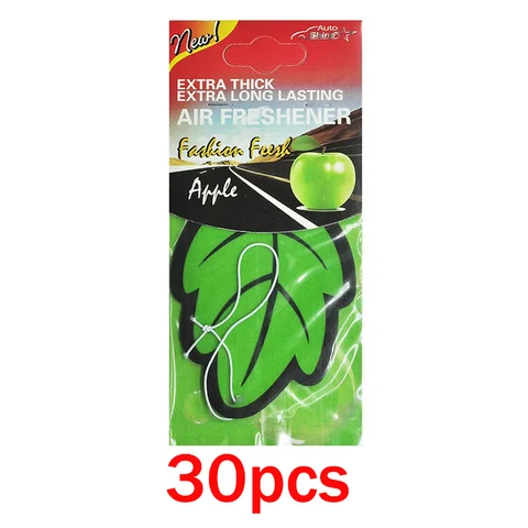 1/6PCS Car Air Freshener Natural scented tea paper Auto Hanging Vanilla perfume fragrance Leaf Shape car accessories interior