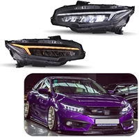 led headlight for 10th gen honda civic 2016 2020 full head lamp with sequential turn signal hatchback