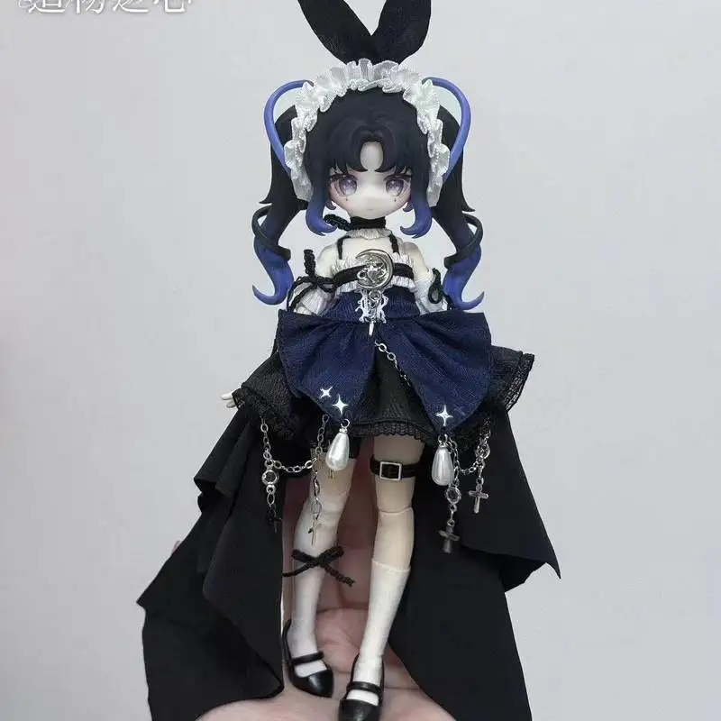 Фото Оригинальная коллекционная фигурка Meki'S Heart Of Creation Blind Box 12 Minutes Mjd Mobile Doll Limited Edition на подвесной карточке - Colorful Love Platinum №5