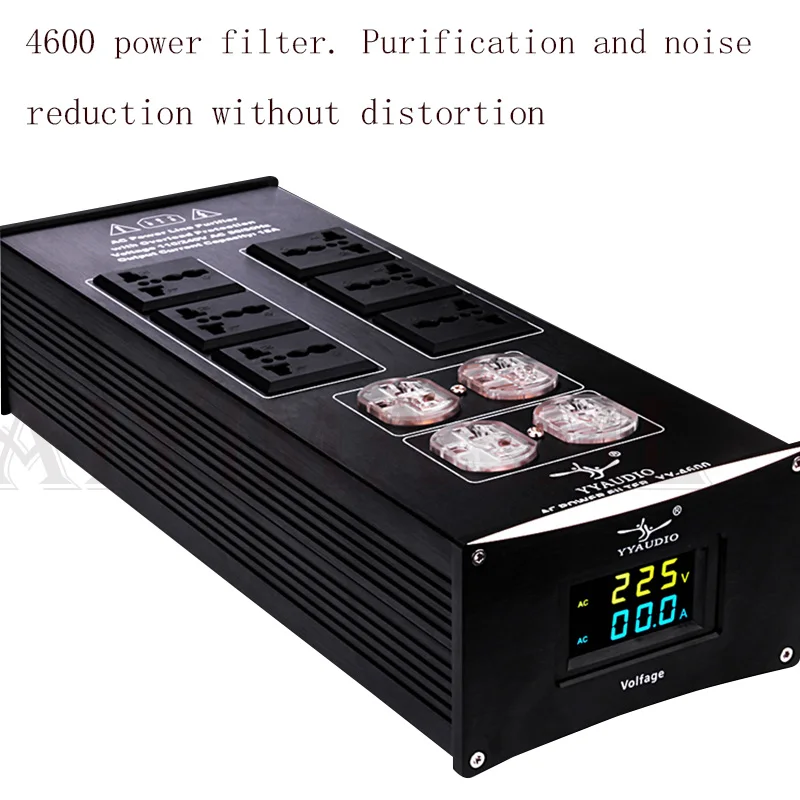 

AIYIMA SMSL HiFi 15A 3000W Filter Audio Special Socket Lightning Protection Noise Reduction Anti-interference Power Purifier