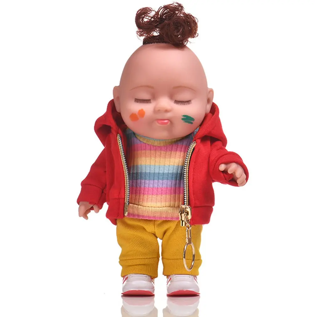 

Graffiti Doll Cute Hand-made Vinyls Dress Up Doll Collection Ornament Doll Fashionable Durable Children's Playmates Toy 22cm