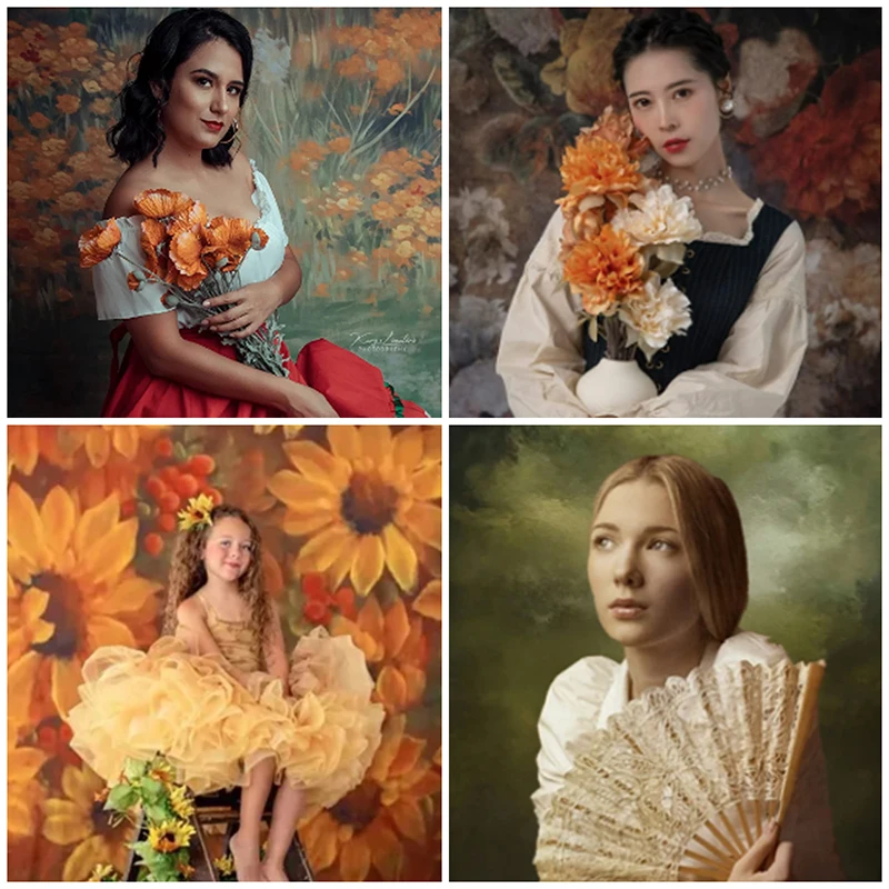 Фон для фотосъемки с изображением цветка размер в ассортименте