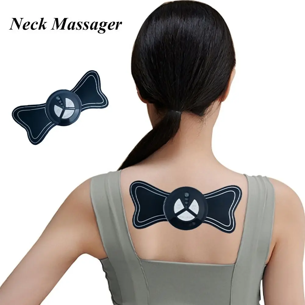 

Портативный Массажный стикер, мини-стимулятор для шеи, массажер для шеи и спины, массажер для шейного отдела позвоночника