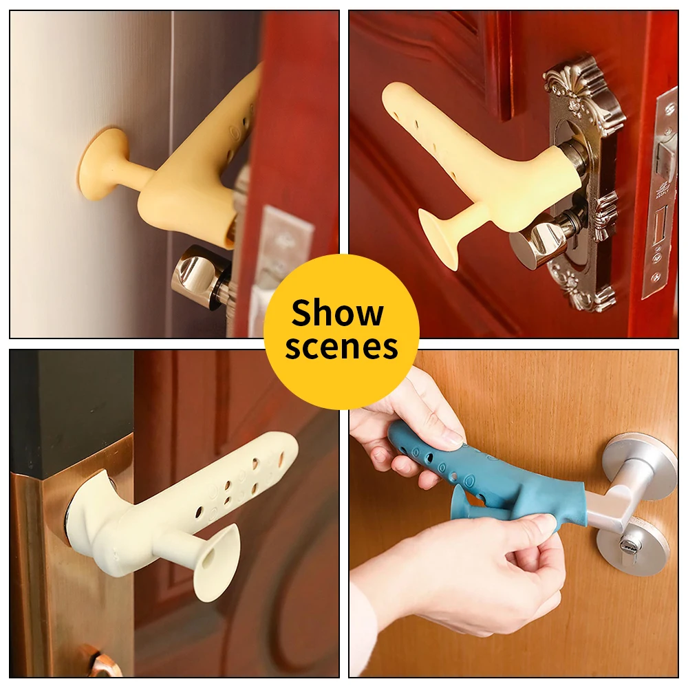 crash protaction  Stopper Knob Cover Home Decoration wholesale Silicone Silicone Anti-collision Wall Door Handle Suction Cup Mat (art.: 3920bdb33740d) - 3920bdb33740d