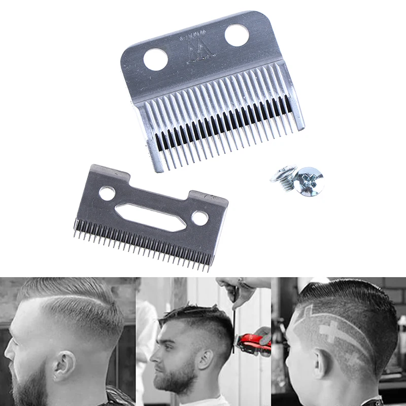 

NEW Man Professional Blade For Barber Hair Clipper For Most Types Clipper Accessoires Replacement Blades Steel Blade