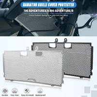 motorcycle aluminum radiator grille guard cover for 790 adventure s r 2019 2020 2021 890 adventure r adv 2020 2021 accessories