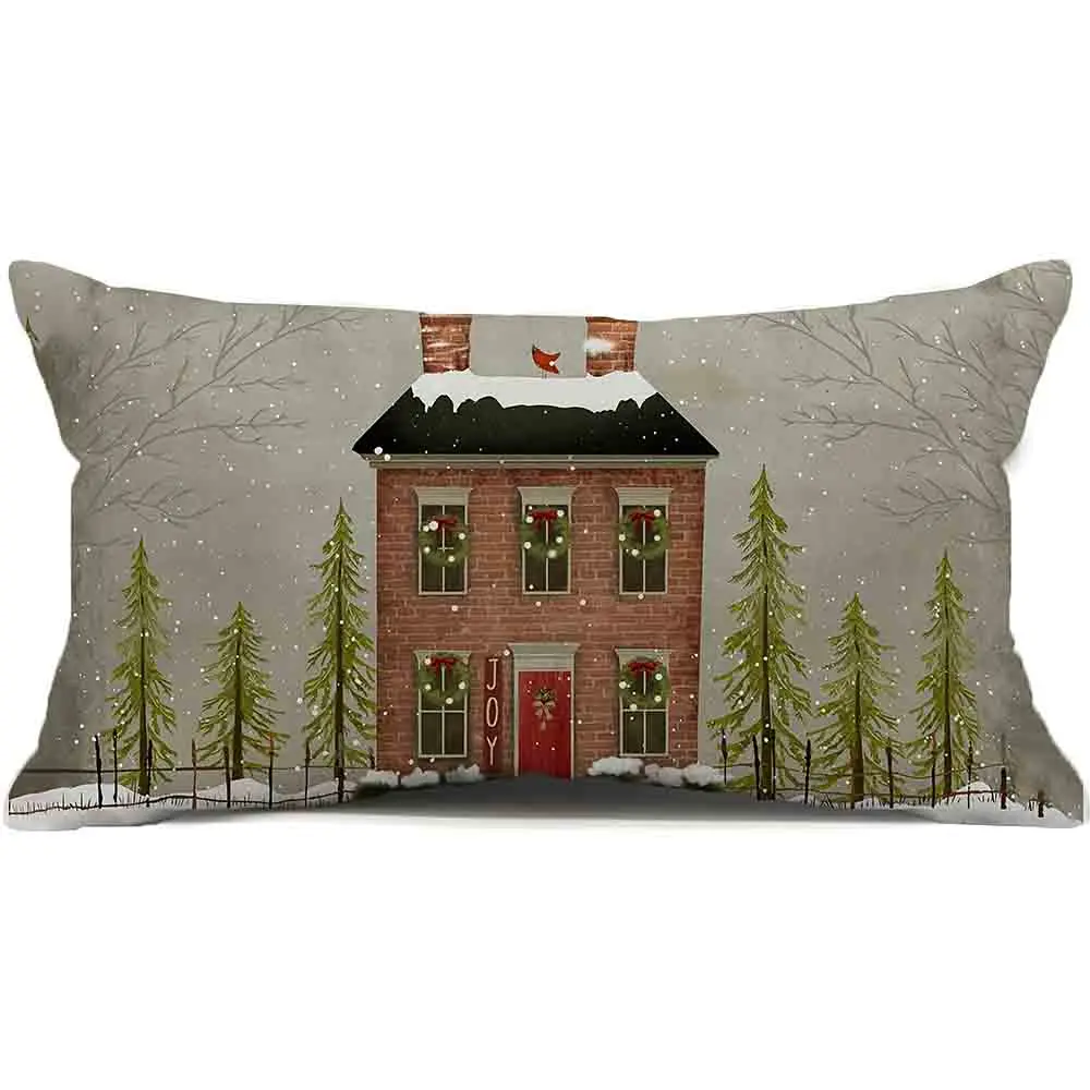 

1 шт. рождественские наволочки с подвесками, украшение для дома, рождественская наволочка для гостиной, дивана.
