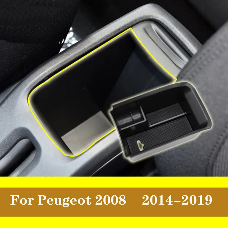 

Коробка для хранения Peugeot 2008 с центральным подлокотником, 2014-2019