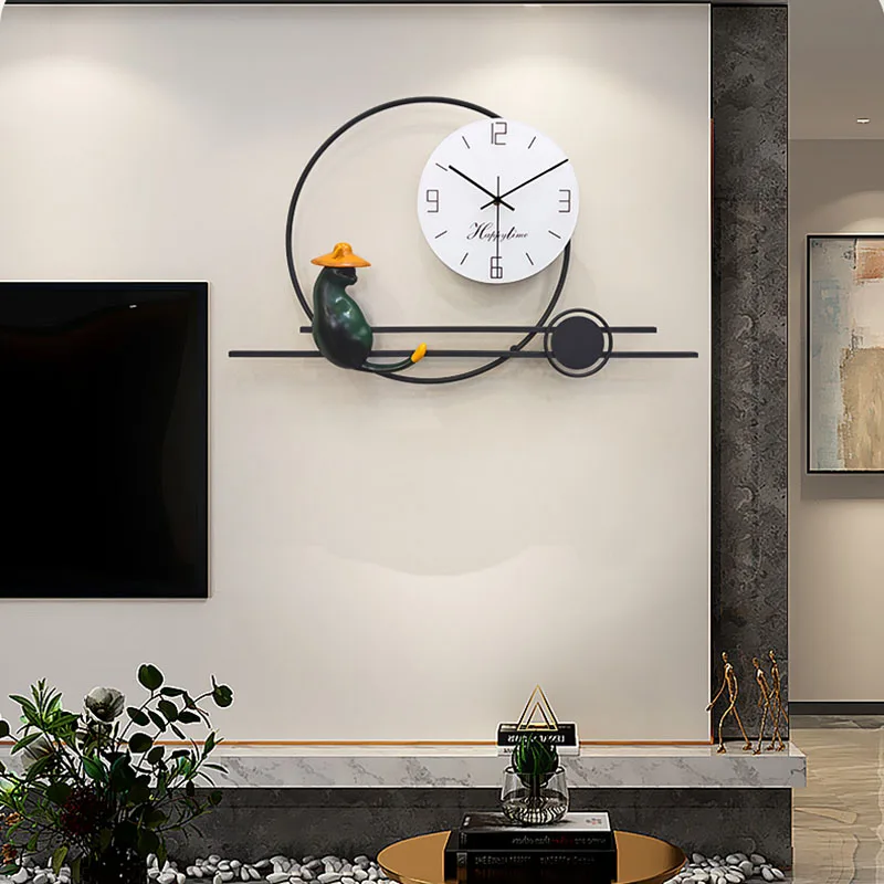 

Silent Large Wall Clocks Digital Mechanical Hall Kitchen Large Wall Clocks Desk Decoration Horloge Desk Ornaments WW50WC