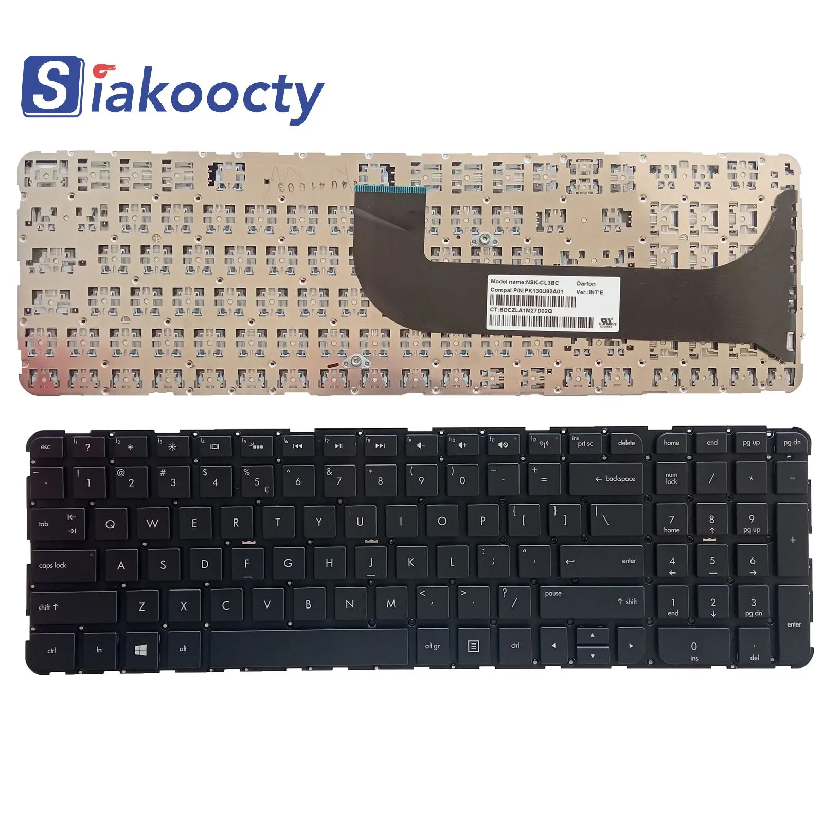 

Новинка для HP Envy M6-1000 M-1100 M-1200 M6T-1000 с клавиатурой US без рамки