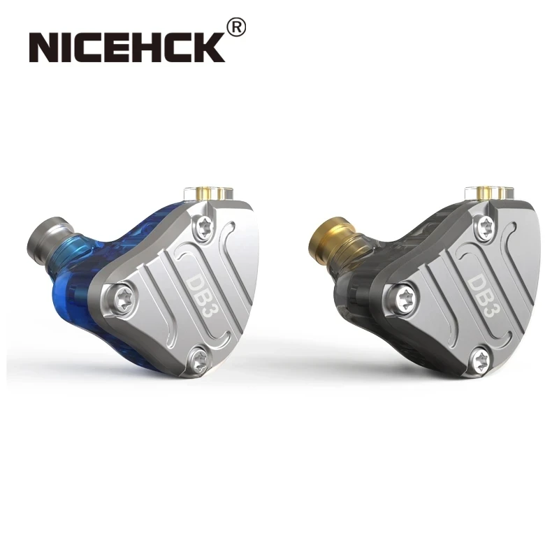 

Наушники-вкладыши NiceHCK DB3, гибридные наушники 1BA + 2DD с 3 драйверами