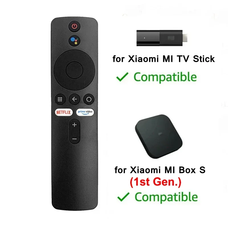 Фото Новый MI XMRM-006 для Xiaomi MI Box S MI TV Stick MDZ-22-AB MDZ-24-AA Smart TV Box Bluetooth Голосовой пульт дистанционного управления №1