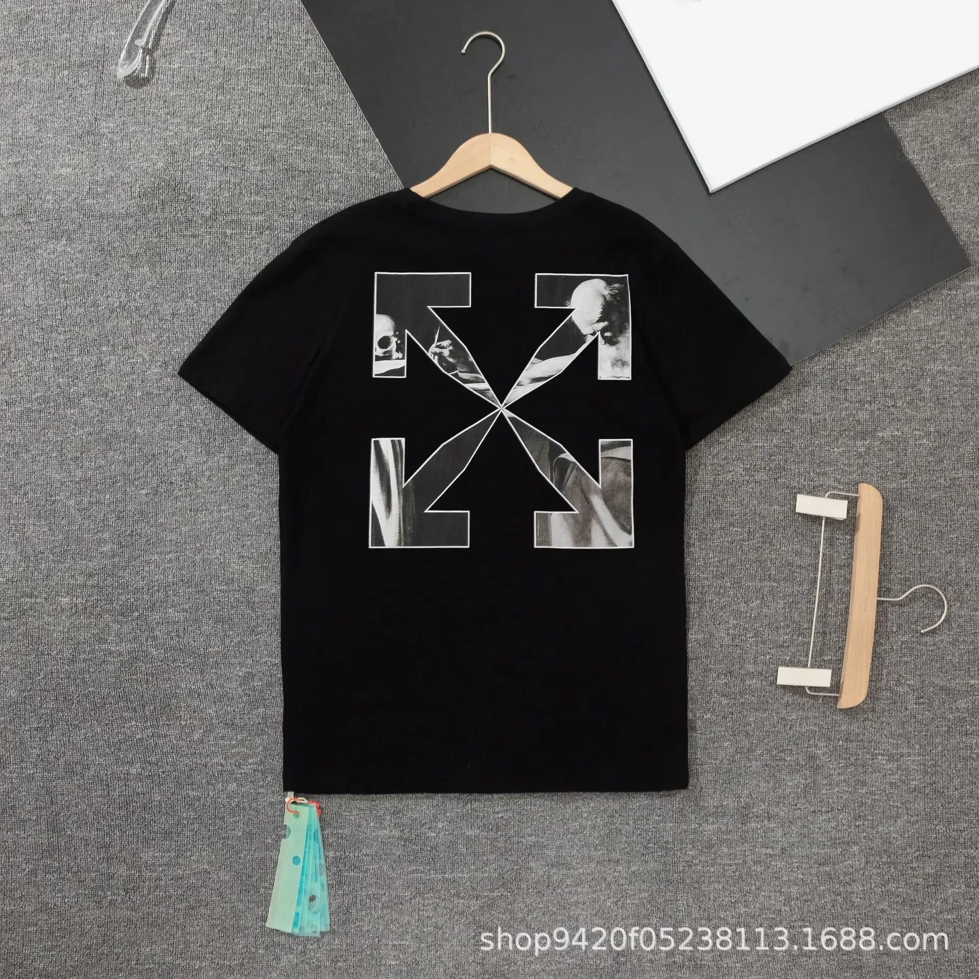 

New Luxury OFF LOGO Print T-shirt Designer Short Sleeve For Men Women 1:1 Streetwear Graphic Cotton T Shirt white Clothing