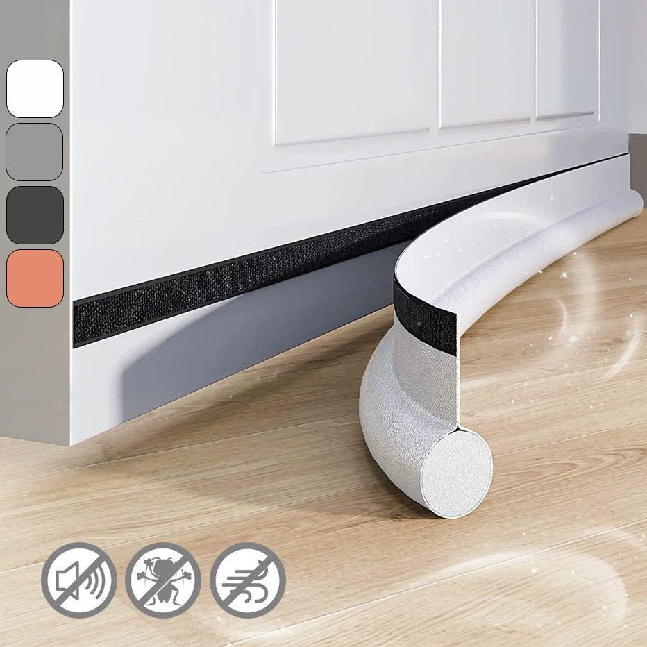 

Anti-cold Acoustic Draft Waterproof Weather Foam Bottom Strip House Stopper Strip Under Door Blocker Seal Tool Weatherstrip Door