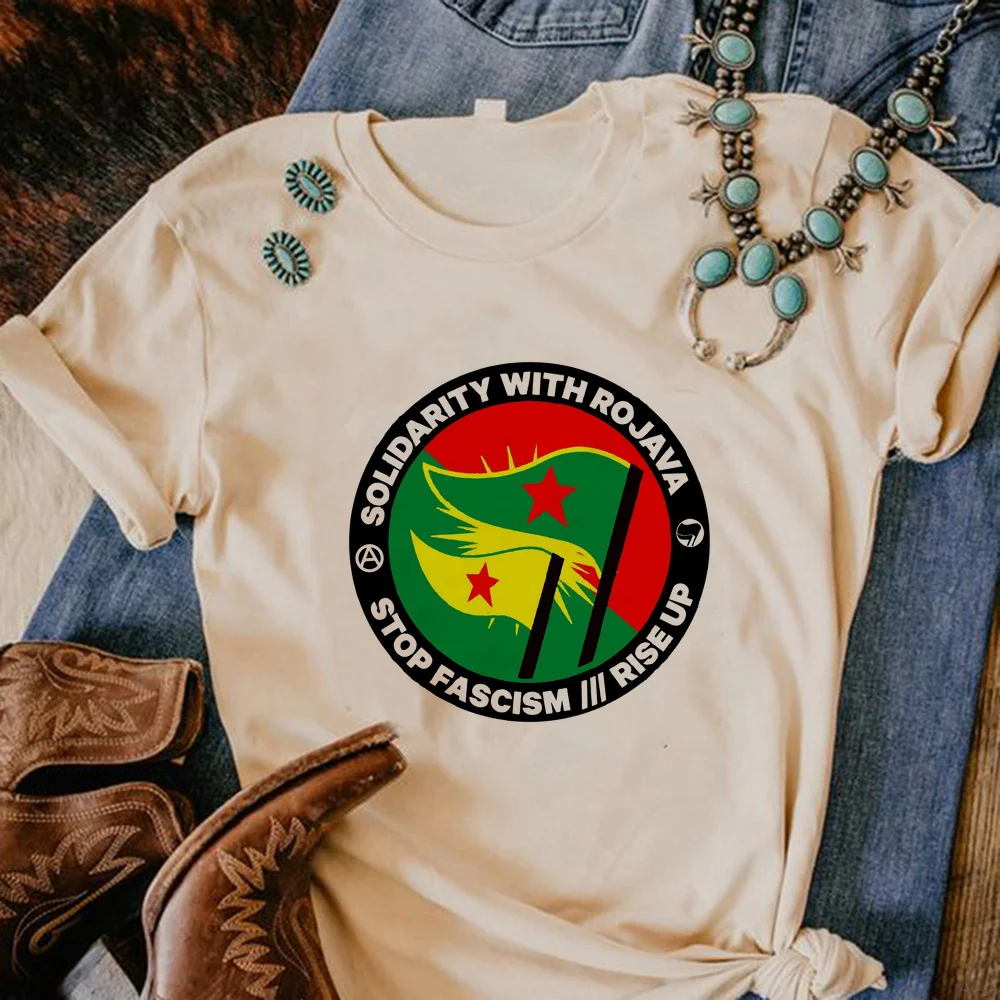 

Женская футболка Kurdistan, женская уличная одежда, женская одежда Манга