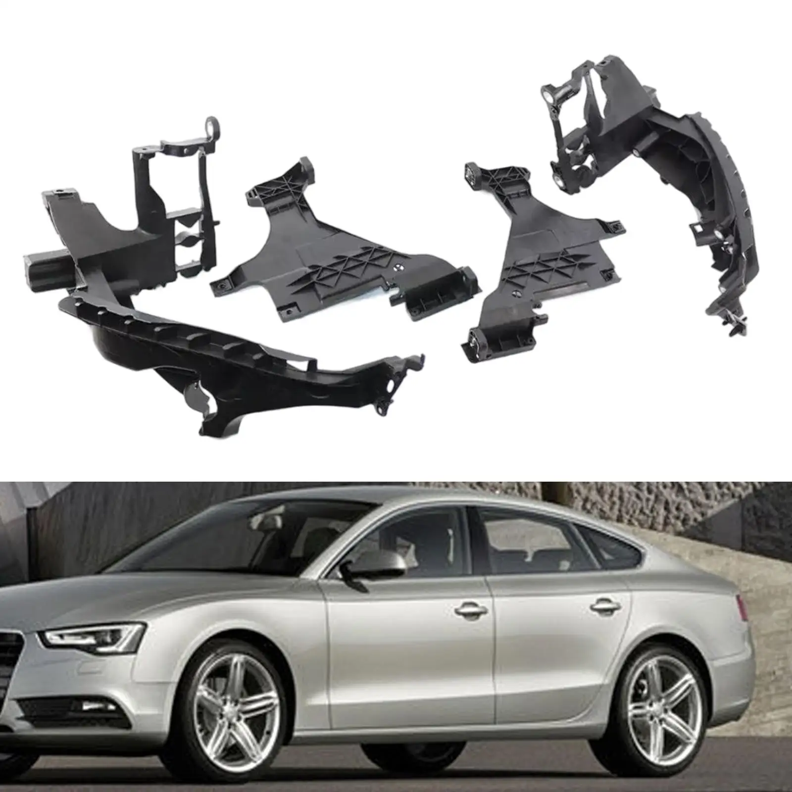 

Крепление для передней фары 4x, опорная пластина, кронштейн для Audi A5 S5 2012-2016