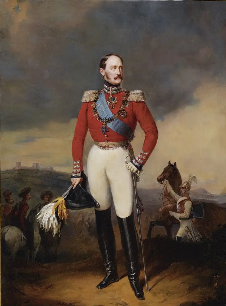 

36" inch # TOP ART work & Russian THE TSAR Nicholas I oil painting ON CANVAS PRINT oil painting on canvas-FREE SHIPPING