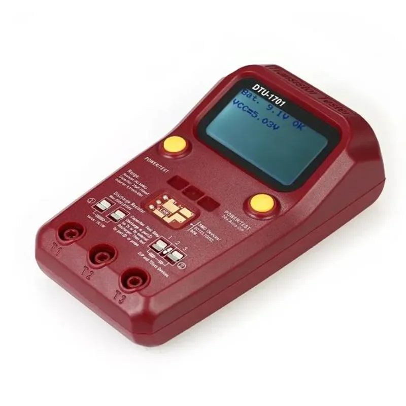 Тестер транзисторов DTU1701 измеритель MOSFET триодов LCR индуктивности сопротивления