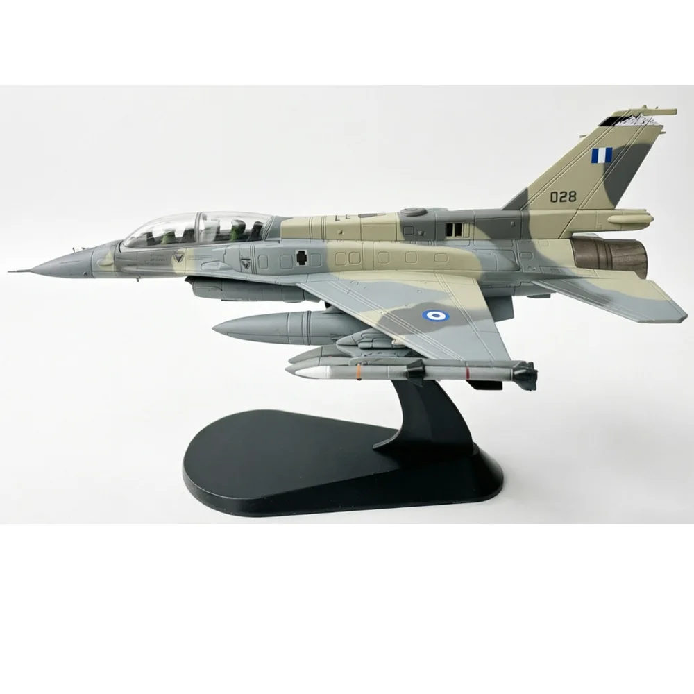 Фото Модель истребителя F-16D США, масштаб 1:72, литая под давлением, из сплава, готовая игрушка, подарок для мальчика, декор для рабочего стола №3