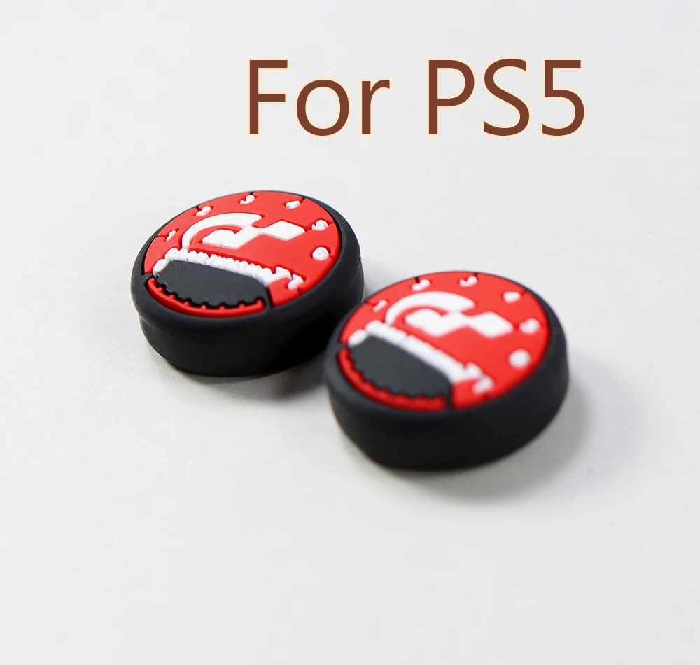 2PCS Thumb Stick Grip Cap Soft Silicone Thumbstick Joystick Cover For Sony PS5 PS4 XBOX Series ONE S X FOR NS Switch PRO Caps