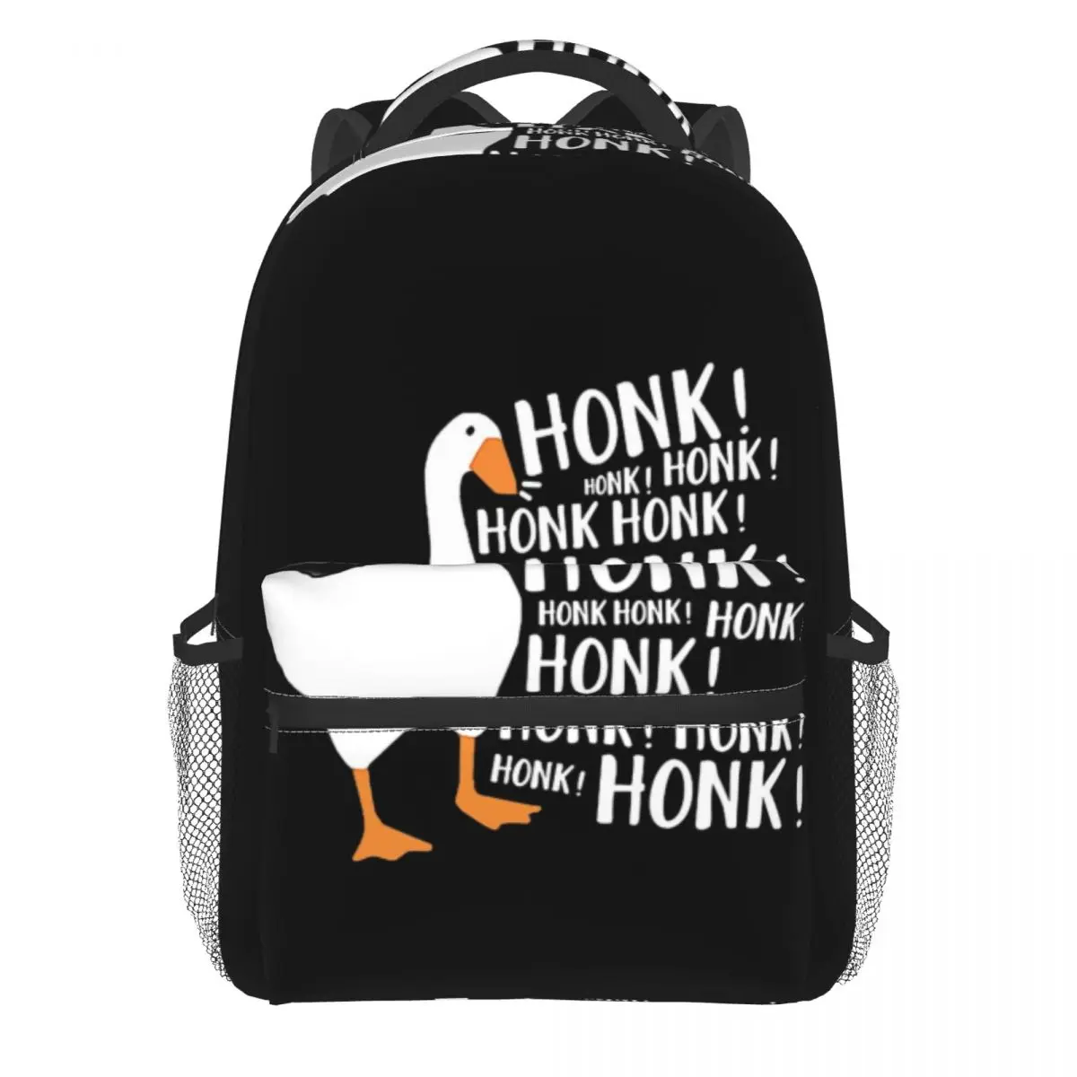 

Untitled Goose Game Backpack honk gaming meme animal Women Polyester Sport Backpacks Lightweight Style School Bags Rucksack